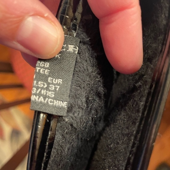 Authentic Coach Gray/Black Signature Outline “Tristee” Rain Boots - Picture 12 of 12